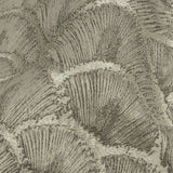 Drapery Jacquard - Pewter Fan Scales - British Imported