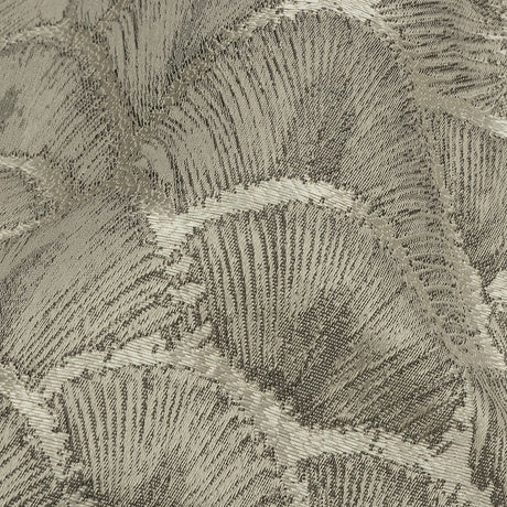 Drapery Jacquard - Pewter Fan Scales - British Imported