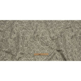 Drapery Jacquard - Pewter Fan Scales - British Imported