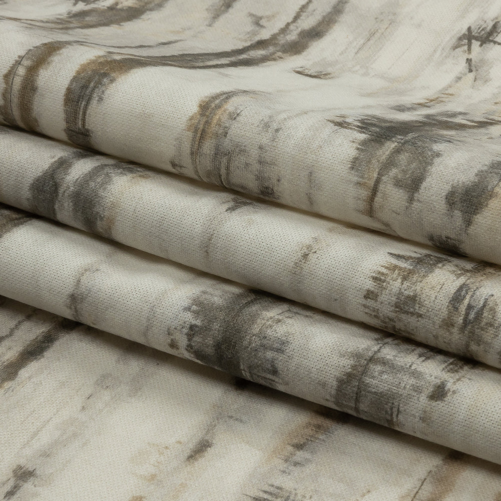 Cotton Canvas Print - Fawn Painterly Texture - British Imported