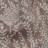 Drapery Jacquard - Mauve Little Leaves - British Imported