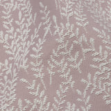 Drapery Jacquard - Orchid Little Leaves - British Imported