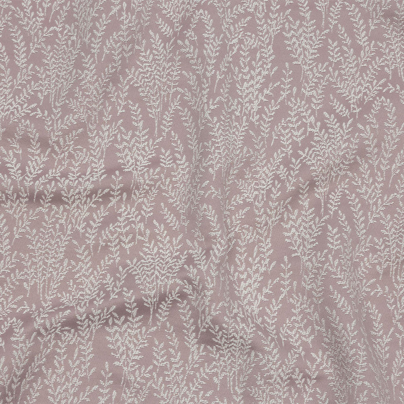 Drapery Jacquard - Orchid Little Leaves - British Imported