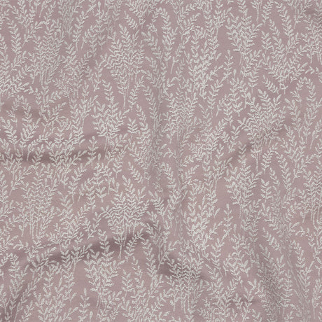 Drapery Jacquard - Orchid Little Leaves - British Imported