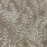 Drapery Jacquard - Putty Little Leaves - British Imported