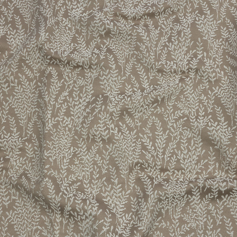 Drapery Jacquard - Putty Little Leaves - British Imported