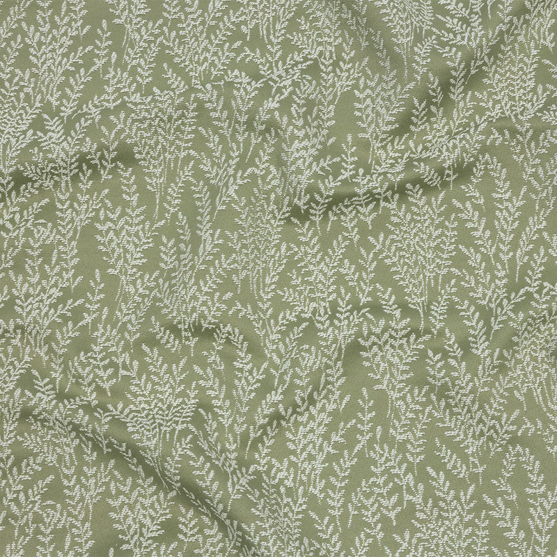 Drapery Jacquard - Sage Little Leaves - British Imported