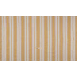 Cotton and Recycled Polyester Woven - Marigold Tactile Stripes - British Imported