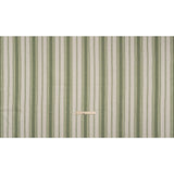 Cotton and Recycled Polyester Woven - Olive Tactile Stripes - British Imported