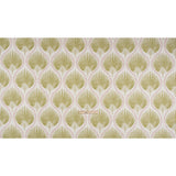 Cotton Canvas Print - Pear Palm Leaf Ogee - British Imported
