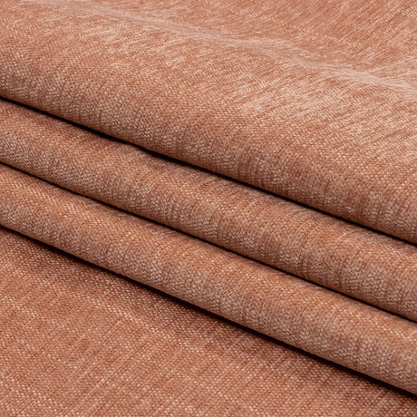 Polyester Upholstery Chenille - Coral - British Imported