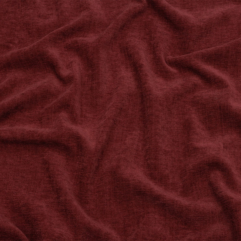 Polyester Upholstery Chenille - Cranberry - British Imported