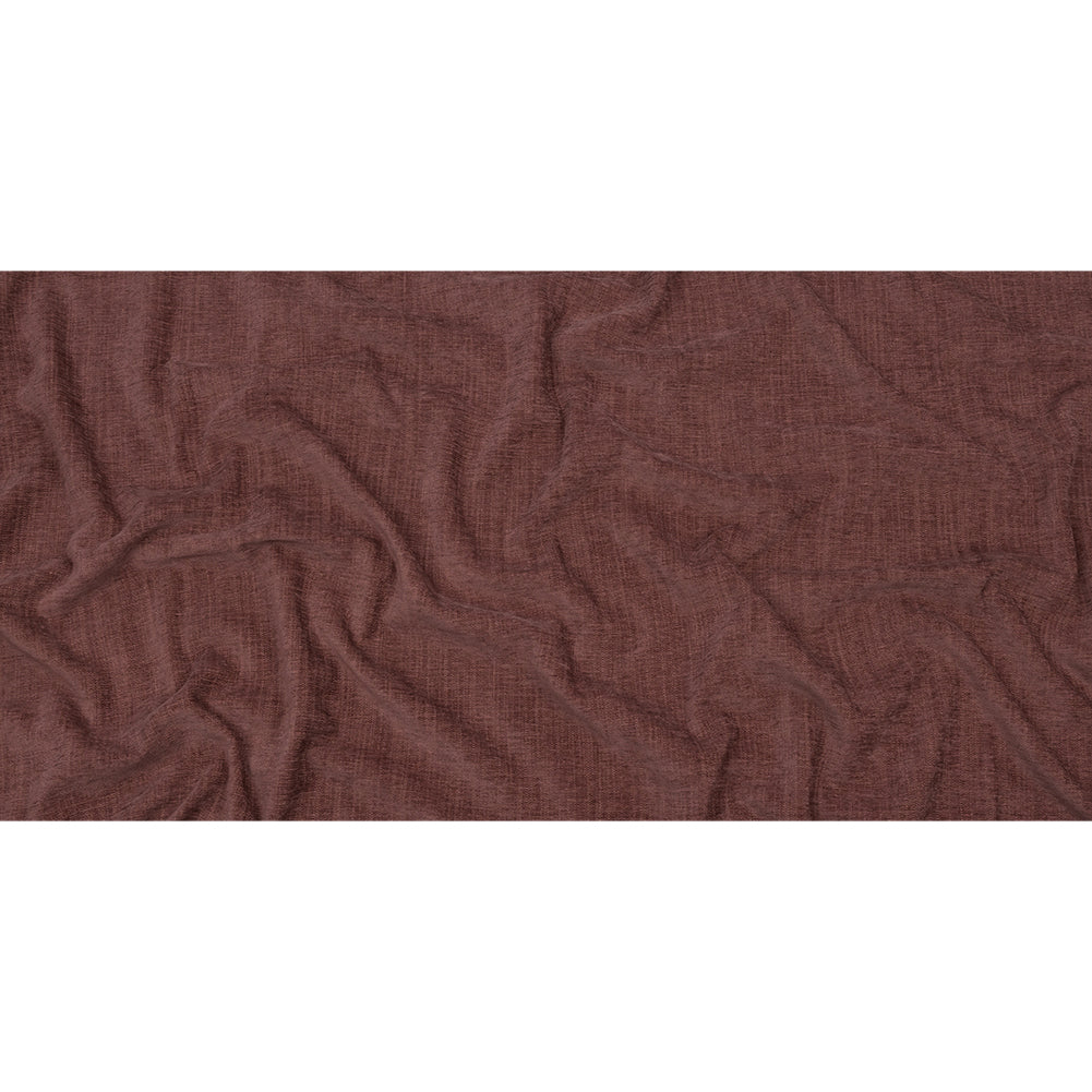 Polyester Upholstery Chenille - Mulberry - British Imported