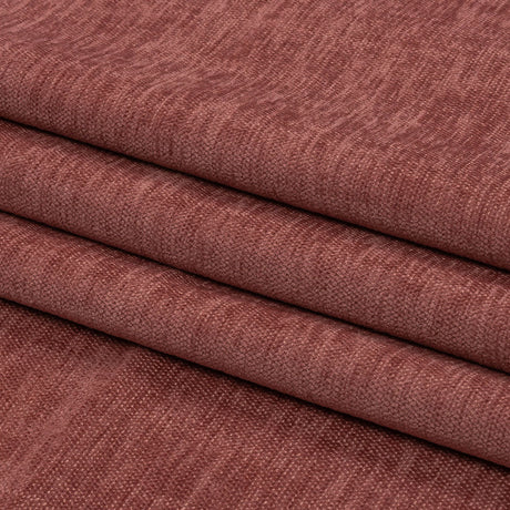 Polyester Upholstery Chenille - Rouge - British Imported