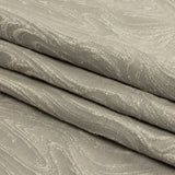 Cotton and Recycled Polyester Drapery Jacquard - Silver Marbled Lines - British Imported