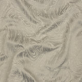 Cotton and Recycled Polyester Drapery Jacquard - Silver Marbled Lines - British Imported