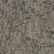 Cotton and Recycled Polyester Drapery Jacquard - Graphite Misty Foliage - British Imported