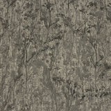 Cotton and Recycled Polyester Drapery Jacquard - Graphite Misty Foliage - British Imported