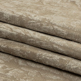 Cotton and Recycled Polyester Drapery Jacquard - Latte Misty Foliage - British Imported
