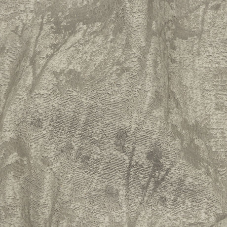 Cotton and Recycled Polyester Drapery Jacquard - Silver Misty Foliage - British Imported