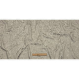 Cotton and Recycled Polyester Drapery Jacquard - Silver Misty Foliage - British Imported