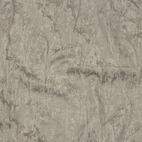Cotton and Recycled Polyester Drapery Jacquard - Silver Misty Foliage - British Imported