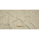 Cotton and Recycled Polyester Drapery Jacquard - Champagne Bark-Like Abstract - British Imported