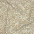 Cotton and Recycled Polyester Drapery Jacquard - Champagne Bark-Like Abstract - British Imported