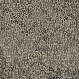 Cotton and Recycled Polyester Drapery Jacquard - Graphite Bark-Like Abstract - British Imported