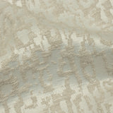 Cotton and Recycled Polyester Drapery Jacquard - Ivory Bark-Like Abstract - British Imported