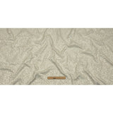 Cotton and Recycled Polyester Drapery Jacquard - Ivory Bark-Like Abstract - British Imported