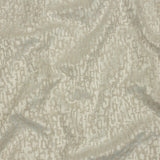 Cotton and Recycled Polyester Drapery Jacquard - Ivory Bark-Like Abstract - British Imported