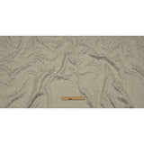 Cotton and Recycled Polyester Drapery Jacquard - Silver Bark-Like Abstract - British Imported