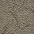 Cotton and Recycled Polyester Drapery Jacquard - Mole Distressed Zig Zags - British Imported