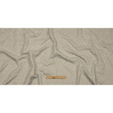 Cotton and Recycled Polyester Drapery Jacquard - Silver Distressed Zig Zags - British Imported