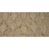 Cotton and Recycled Polyester Drapery Jacquard - Caramel Leaf Chains - British Imported