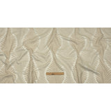 Cotton and Recycled Polyester Drapery Jacquard - Champagne Leaf Chains - British Imported