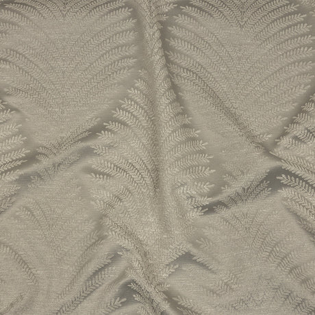 Cotton and Recycled Polyester Drapery Jacquard - Silver Leaf Chains - British Imported
