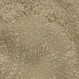 Cotton and Recycled Polyester Drapery Jacquard - Caramel Delicate Paisley - British Imported