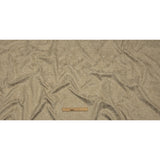 Cotton and Recycled Polyester Drapery Jacquard - Caramel Delicate Paisley - British Imported