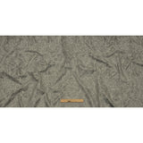 Cotton and Recycled Polyester Drapery Jacquard - Graphite Delicate Paisley - British Imported