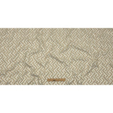 Cotton and Recycled Polyester Drapery Jacquard - Champagne Broken Chevrons - British Imported