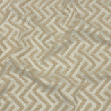 Cotton and Recycled Polyester Drapery Jacquard - Champagne Broken Chevrons - British Imported