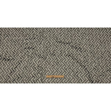 Cotton and Recycled Polyester Drapery Jacquard - Graphite Broken Chevrons - British Imported