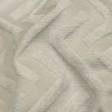 Cotton and Recycled Polyester Drapery Jacquard - Pearl Broken Chevrons - British Imported