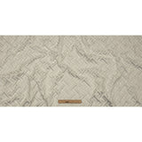 Cotton and Recycled Polyester Drapery Jacquard - Pearl Broken Chevrons - British Imported