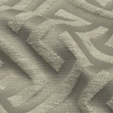 Cotton and Recycled Polyester Drapery Jacquard - Silver Broken Chevrons - British Imported