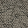 Cotton and Recycled Polyester Drapery Jacquard - Graphite Fancy Little Ogees - British Imported