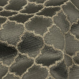 Cotton and Recycled Polyester Drapery Jacquard - Mole Fancy Little Ogees - British Imported