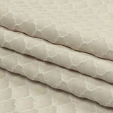 Cotton and Recycled Polyester Drapery Jacquard - Pearl Fancy Little Ogees - British Imported